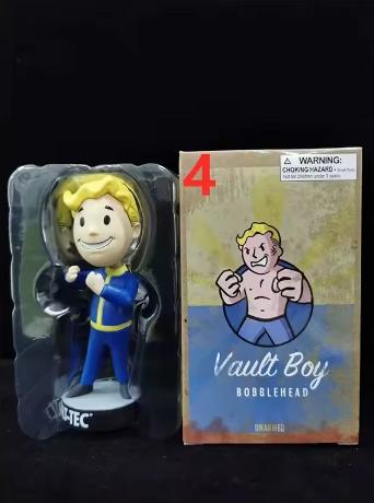 Милый Бобовая Голова Vault Boy Полный Набор Аниме Фигурка Действия Игрушки Статуя Коллекция Модель Кукла Настольное Украшение Дисплей Игрушки Подарки