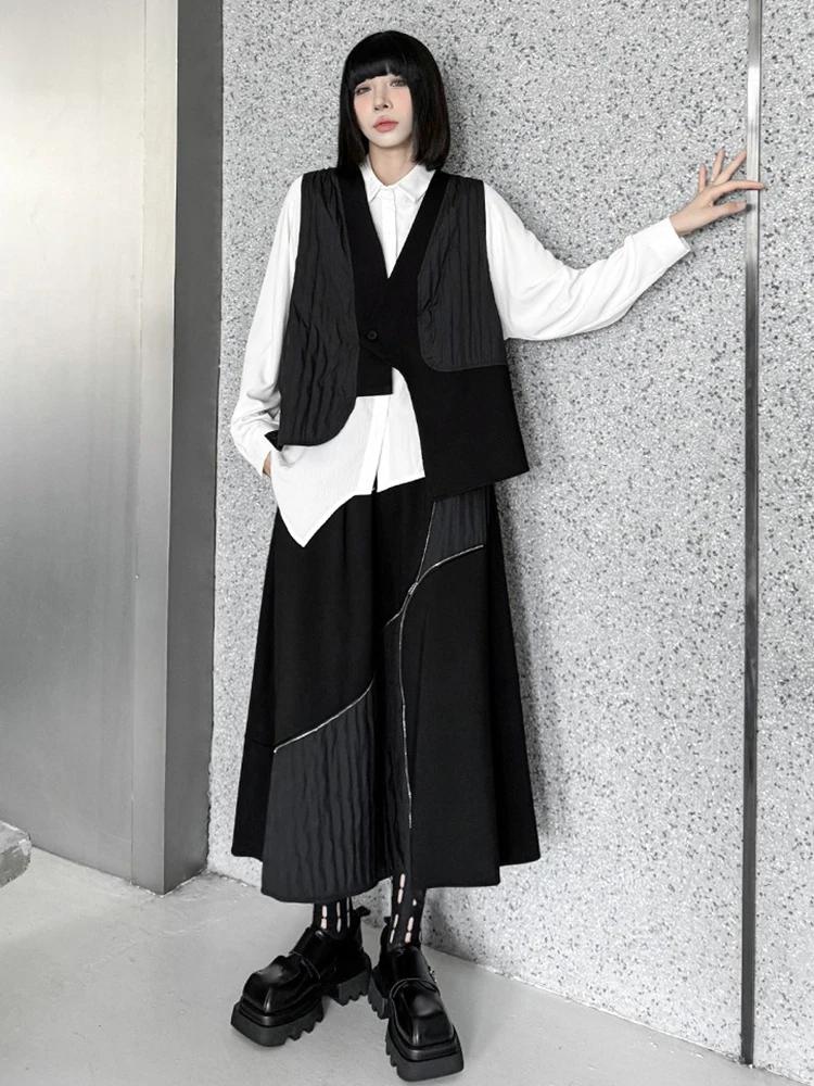 Xitao Асимметричные комплекты в стиле пэчворк с застежкой-молнией GMM1266