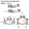 1Pcs Handlebar Frame Pipe Phone Headlight Bracket Multifunctional Clamp  For 18.5-33.5mm Front Fork