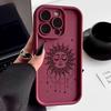 Таро Звезда Солнце Мягкий Силиконовый Чехол Для iPhone 17PM 17 11 15 16 13 Pro Max 14 Plus 12 16 Pro 16E 17AIR Ударопрочный Чехол Для Телефона