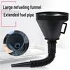 Воронка большого диаметра для заправки автомобиля и мотоцикла с фильтром для масла и бензина