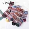 5 пар мужских осенне-зимних новых народных толстых теплых носков-гольфов из кроличьей шерсти