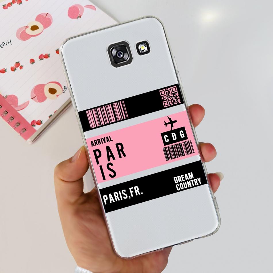 Stylish Flower Butterfly Phone Case For Samsung Galaxy A5 2017 A520F Soft Silicone TPU Cover For Samsung A5 2015 2016 A500 A510F