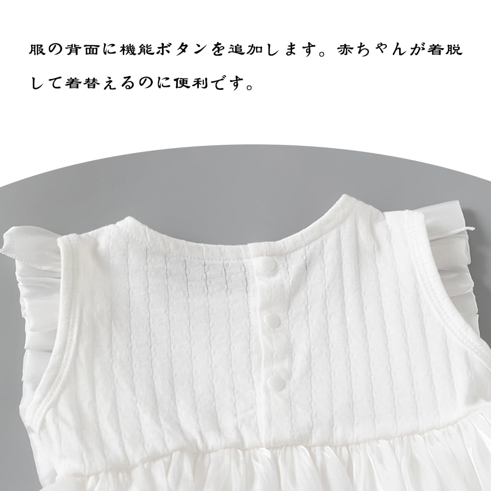 Reegoo Peter Детское кружевное церемониальное летнее платье для новорожденной девочки, наряд, 100% хлопок, наряд, наряд, подарок, белый, 80, 9-12 месяцев