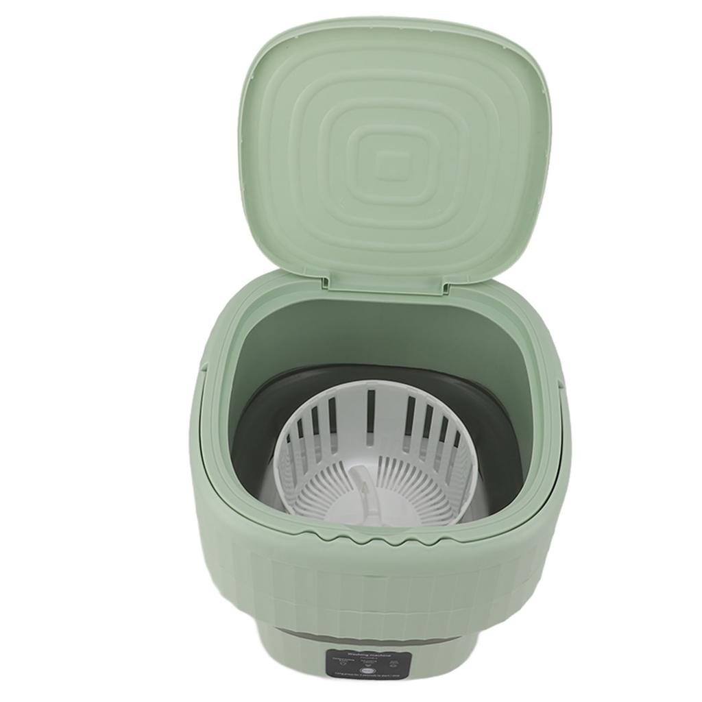 Portable Washing Machine 9L 10W Foldable Bucket Washer Low Noise Mini Washer 100?240V for Underwear