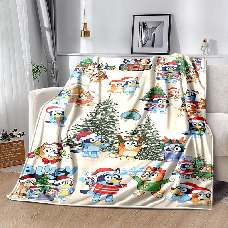 1Pc Christmas Owls Celebration Blanket Soft And Comfortable Casual Warm Camping Travel Christmas Halloween Gift M92155