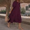 Vintage Summer Dress Ladies Casual Bohemian Beach Dress