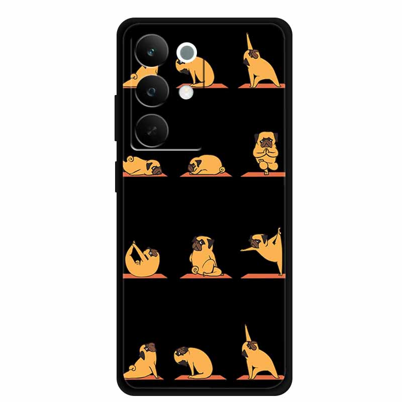 Black Silicone Case For Realme C85 Pro 2025 Case Cartoon Soft TPU Back Cover For Realme C85 5G Phone Case C 85 Pro Coque Funda