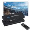 3x3 HDMI Видеостеновой контроллер для 4K x 2K HD дисплеев 1920x1080P 60Hz HDMI DVI RS232 Видео 9 Пульт дистанционного управления Поворот рамки 13 Режимов отображения
