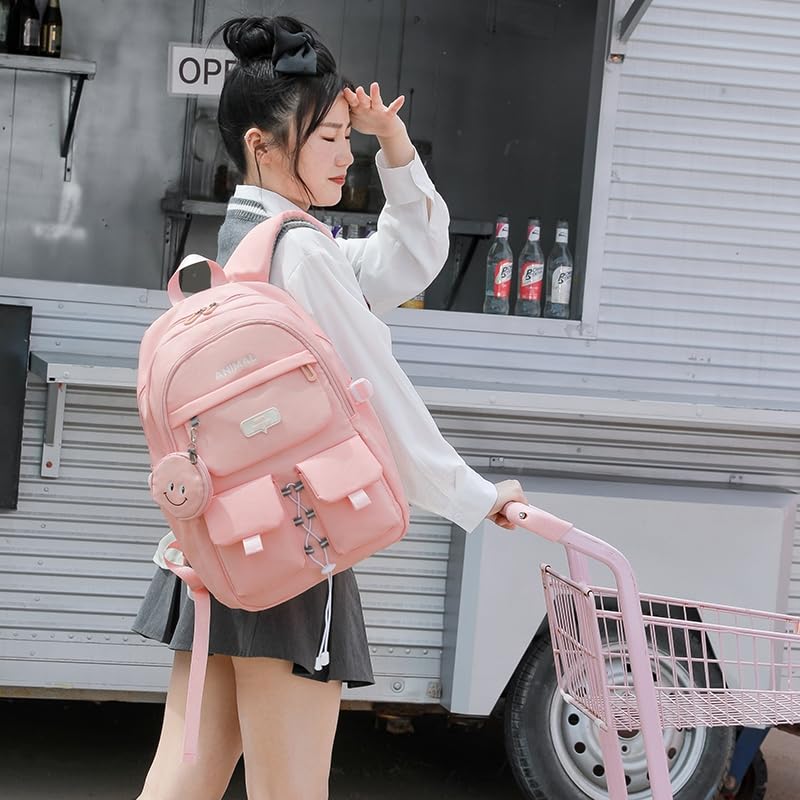 Корейский рюкзак для старшеклассницы, ученицы начальной школы, повседневный, для улицы [ZESU] Школа, Вместимость, Студентка, Женский, Студентка, Для поездок на работу, Легкий,