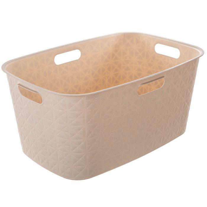 Coffre à Linge - Softex - 45 L - Blanc Cassé - Curver