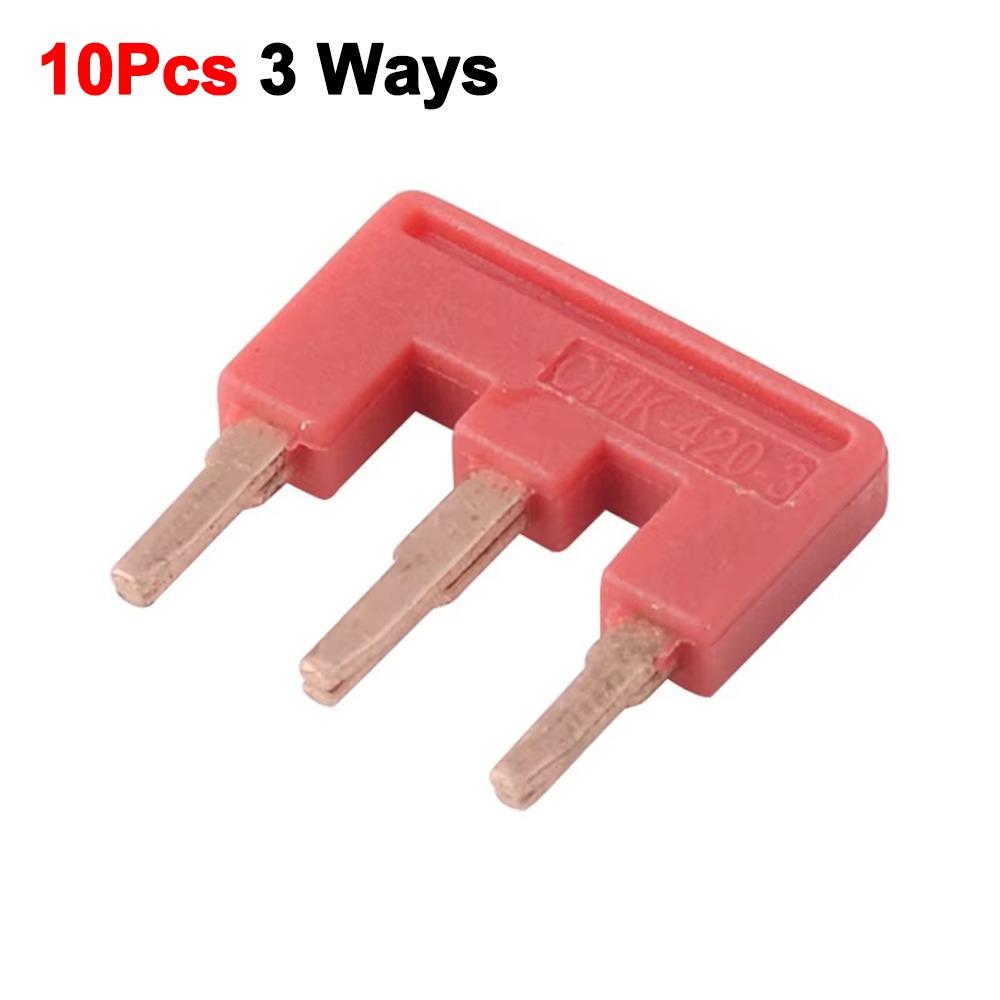 10Pcs 4mm2 11AWG Din Rail Terminal Block 450V 32A Quick Splice Hub for Electronics Wiring