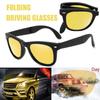 Складные квадратные солнцезащитные очки, классические очки ночного видения, модные мужские солнцезащитные очки для вождения, женские очки для спорта на открытом воздухе и велоспорта