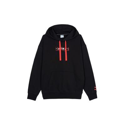 Puma Новогодняя серия Mahjong с принтом на спине, спортивный пуловер с капюшоном, мужская толстовка с капюшоном, черный 531299-01