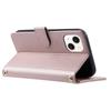 For iPhone 15 Plus Case Wallet Leather Phone Cover with Crossbody Shoulder Strap