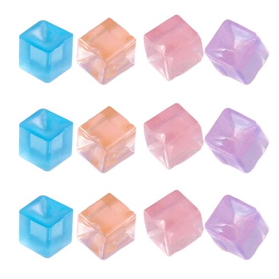 Прозрачная сжимаемая игрушка Квадратный кубик льда/Лапка кошки Сжимаемый мячик Сенсорная игрушка Маленькая игрушка для снятия стресса Fidget Toy для взрослых