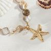 Пляжный отдых ракушка ключица цепочка ожерелья ювелирные изделия 2024 новый звезда чокер ожерелье для женщин жемчужные вечеринки праздничные аксессуары