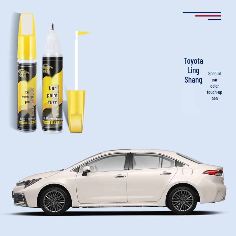 Маркер-подкраска Toyota Lingshang для цвета Platinum Pearl White – Ремонт краски автомобиля и точечная покраска.