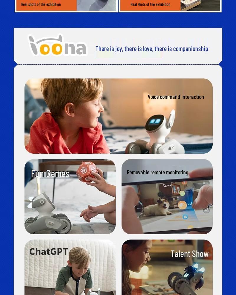 Робот Loona AI: Программируемый, высокотехнологичный голосовой разговор с подлинной интеграцией ChatGPT.