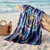Manchester City Print Microfiber Beach Towel Quick Dry Absorbent Large Towel For Beach Swimming Travel