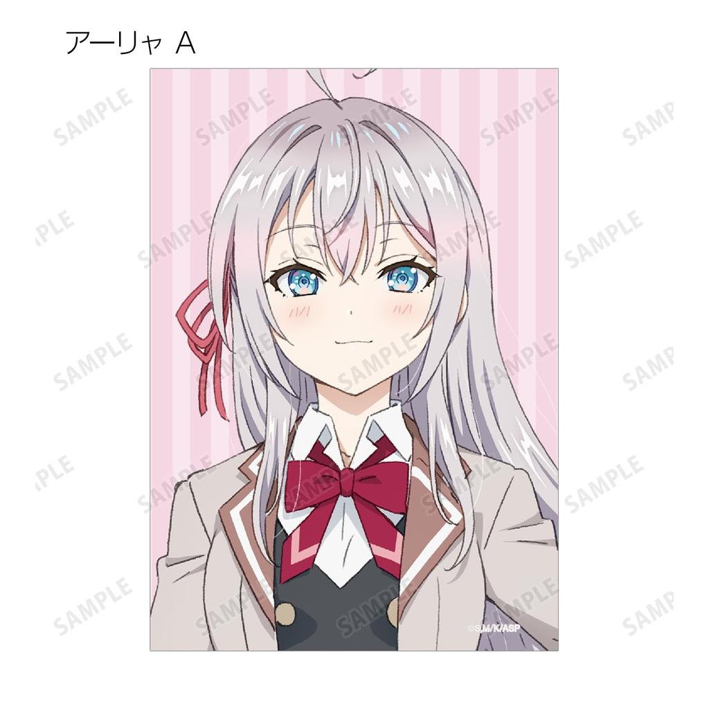 Аниме [Аля-сан, девушка по соседству, которая иногда шепчет по-русски] Набор из 3 торговых бромидов, коробка из 7 штук