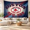 Boston Red Sox Wall Tapestry, Soft Fabric Wall Hanging, Decorative Backdrop For Bedroom Home Wall Art