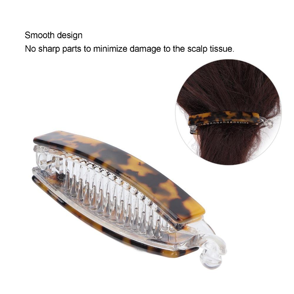 Tortoiseshell Banana Clip Strong Claws Nonslip Hair Clip Hair Styling Accessories For Women