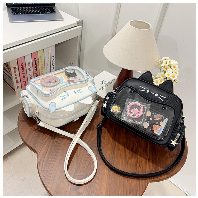 Пряная Девушка Меха Мяу Итабаг: Милый, Универсальный Колледж Рюкзак на Плечо и Кроссбоди