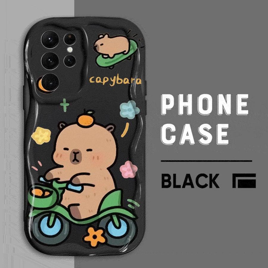 Чехол для телефона с капибарой для Samsung для Galaxy S25 S24 S23 Ultra S20 FE S24 S22 S20 Plus S23 S20 Ultra S21 FE