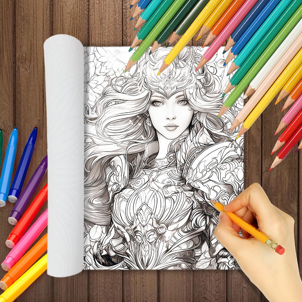 1 шт., Книжка-раскраска для взрослых, Книжка-раскраска для подростков, 30 разных узоров, Плотная бумага 100 г/м², Снимает стресс, Подарок на день рождения