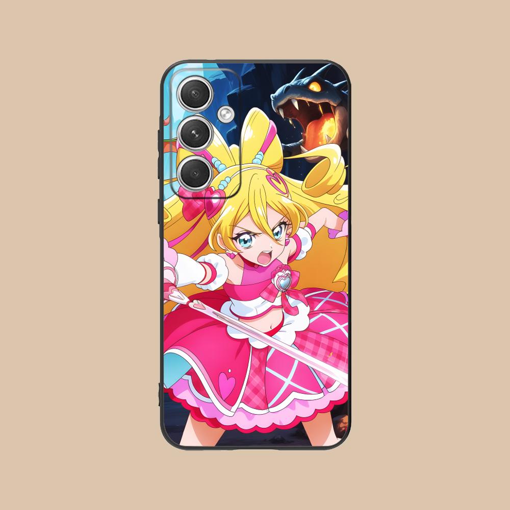 Sakura Uta Cure Idol Матовый чехол для мобильного телефона для Samsung Galaxy S26 S25 S24 S23 S22 S21 S20 Note20 Plus FE Ultra Цветной чехол