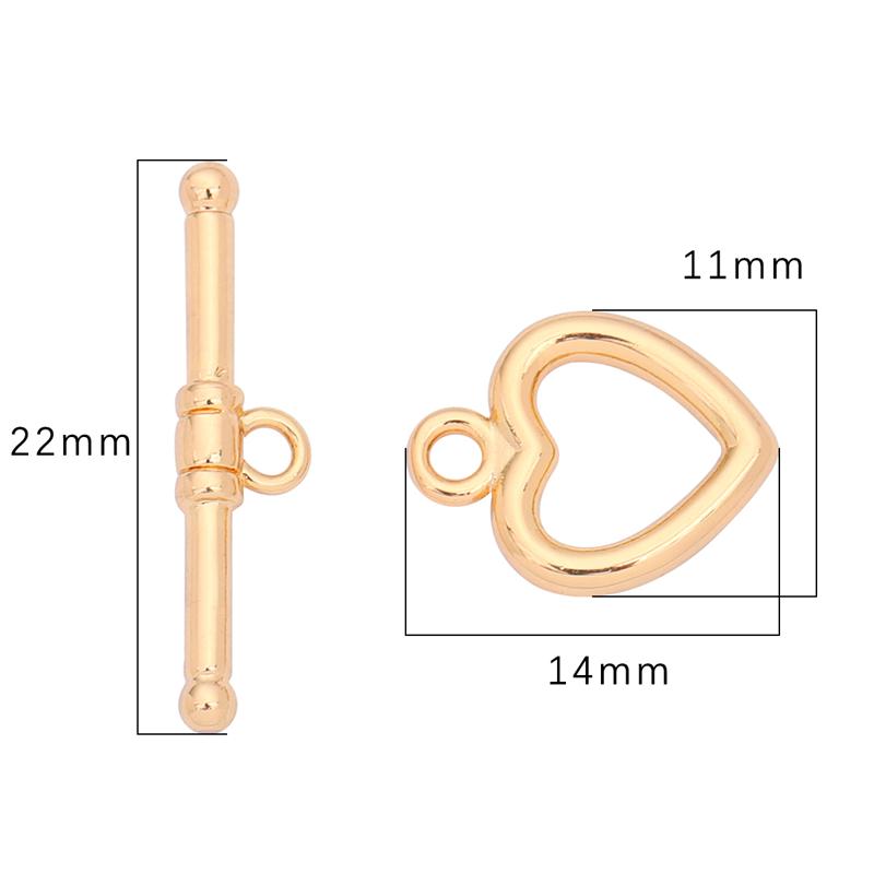 1 компл./пакет, медные застежки с пряжкой OT для DIY, ожерелье, браслет, серьги, изготовление ювелирных изделий, аксессуары для рукоделия