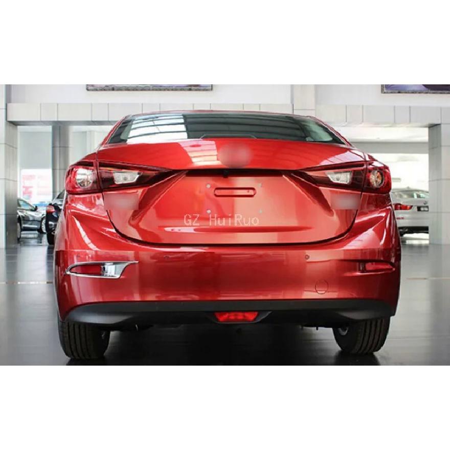 Для Mazda 3 AXELA M3 2014 2015 задняя противотуманная фара крышка накладка хромированная задняя противотуманная фара крышка накладка 2 шт.