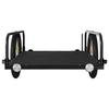 Bicycle Trailer Black 135 x 70 x 37 cm Iron