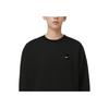 Nike X Dsm Collaboration Fw23 Logo Print Solid Color Crewneck Sweatshirt Unisex Sweatshirt Black DJ2758-010