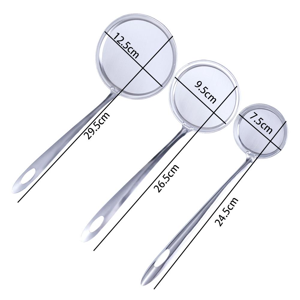 Fine Mesh Home Sifting Kitchen Baking Cooking Tool Oil Skimmer Colander Filter Spoon Strainer