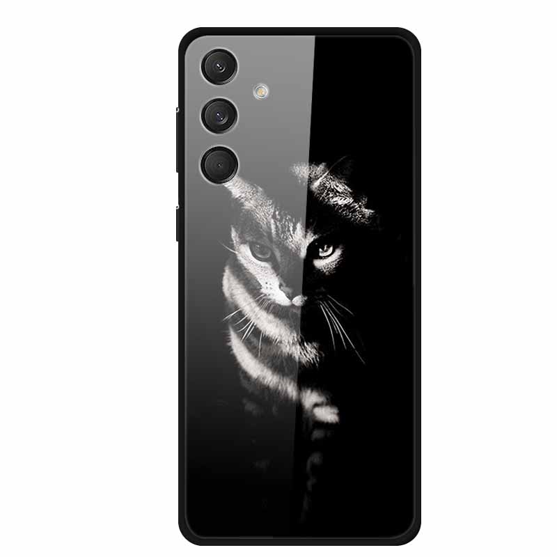 Чехлы из закаленного стекла для Samsung A16 Чехлы Космический принт Жесткие задние крышки для Samsung Galaxy A16 4G 5G Чехлы Coque A16 2024