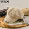Хаки берет милый летний женский однотонный цвет кепка газетчика универсальный восьмиугольный шляпа в студенческом стиле