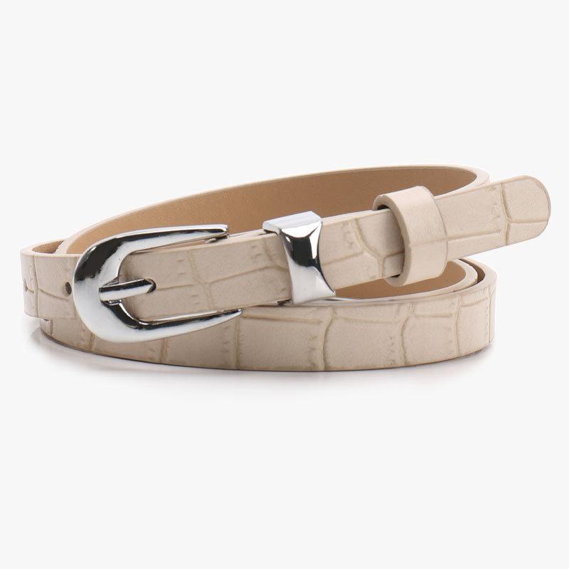 Highend Pu Leather Waist Belt With Textured Finish For Chic Office And Daywear