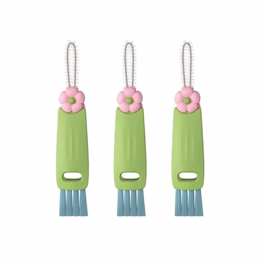 Mini Straw Cleaning Brush Silicone Cup Lid Cleaning Brush  Appliance Maintenance