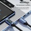 Сверхбыстрый кабель для зарядки Type-C мощностью 120 Вт с цифровым дисплеем для Apple 15/16 и Huawei Honor 6A