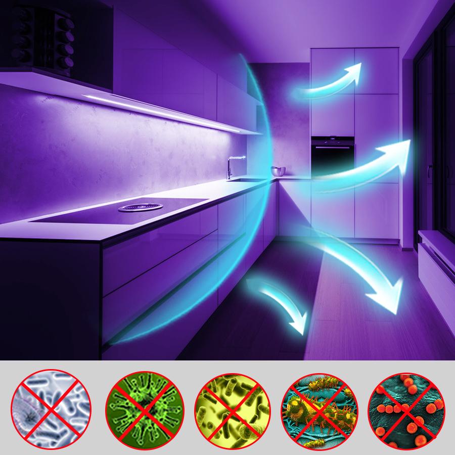 УФ светодиодная лента гибкая светодиодная лента ультрафиолетовая лампа 385-400 нм черный свет 2835 SMD DC12V светодиодная лента для DJ Glow Party