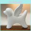 Wings Charming Angel Dog Statue Resin Decorative Art Piece For Home And Garden