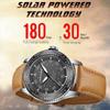 NORTH EDGE 2024 NEW MACH Solar Powered Watch For Men Waterproof 50M Men's Pilot Sports Casua Wristwatches Reloj Hombre Luminous