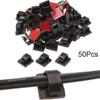 Sticky Plastic Fastener Self-adhesive Organizer Fixer Holder Cable Clamp Cable Clip Wire Management