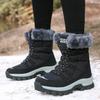 Winter Plus Plush Thick Warm High Top Snow Boots Cotton Boots Women's Shoes Casual Outdoor Cotton Boots