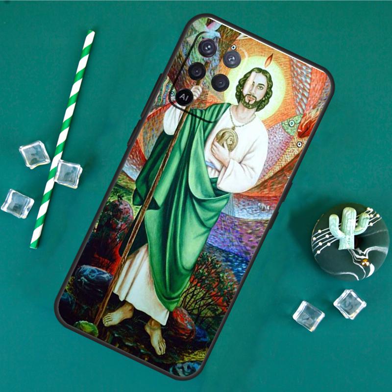 San Judas Case For Oppo A40 A60 A80 A16 A76 A96 A18 A38 A58 A78 A98 A91 A15 A17 A74 A94 A54 A57S Cover