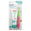 Tooth Brushing Practice Toothpaste for Infants and Toddlers, Toothbrush Included, Ages 6 Months and Up, Tutti Frutti, 2-piece Set