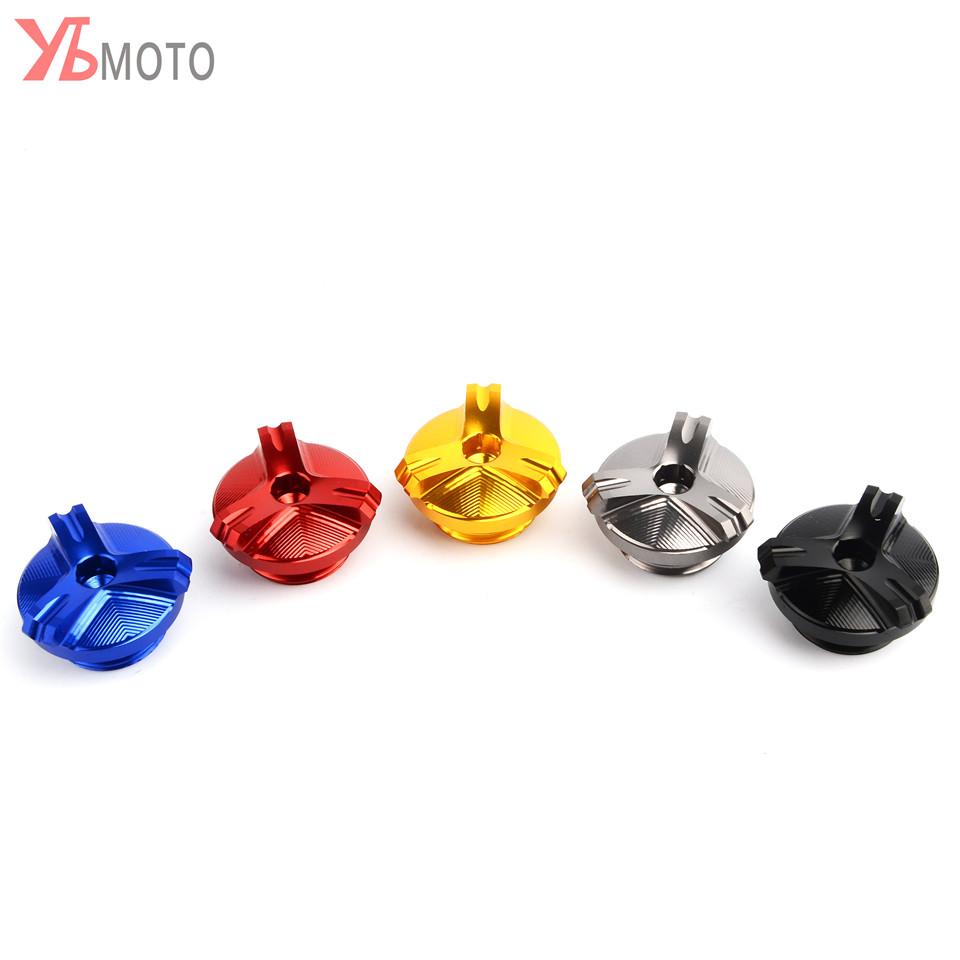 Motorcycle Accessories M20*2.5 Engine Oil Drain Plug Filler Cap Cover For YAMAHA Tracer 9 TRACER 900 GT MT09 MT-09
