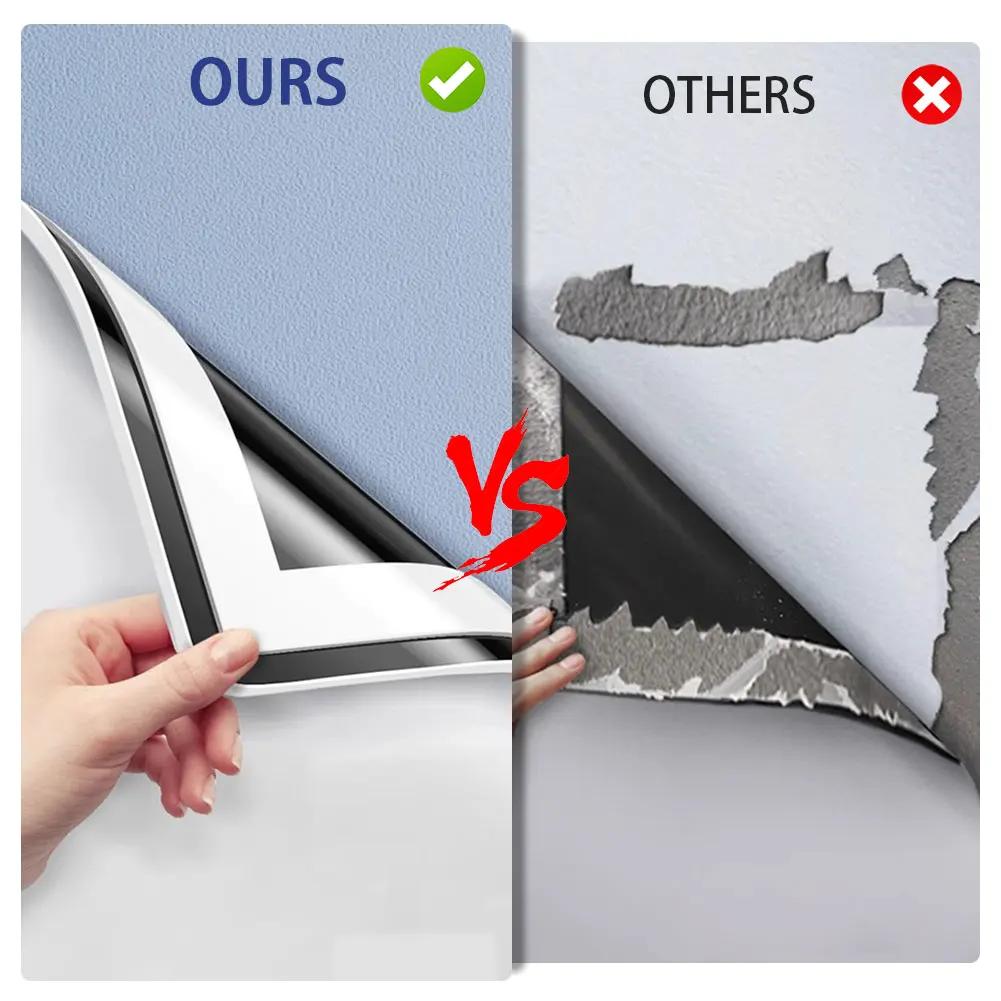 Magnetic White Board Sticker Whiteboard Stick On Wall Magnetic Dry Erase Whiteboard for Teaching Training Office and Home Use